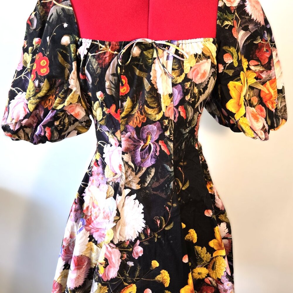 Selkie Fete des Fleurs Floral Mini Day Dress NWT